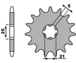 PBR Pignone standard in acciaio 569 - 520