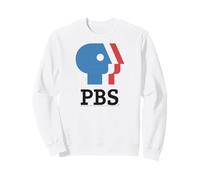 PBS Blue And Red Logo Public Broadcasting Service Felpa