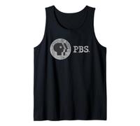 PBS Distressed Vintage Logo Public Broadcasting Service Canotta
