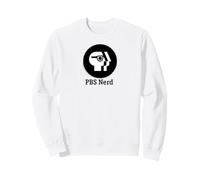 PBS Round Black PBS Nerd Logo Public Broadcasting Service Felpa