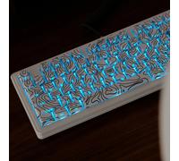 PBT Keycap Stampa laterale topografica Cherry Profilo Contorno retroilluminato Set di copritasti grandi Layout ISO per la ripresa della tastiera meccanica