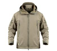 PBTMCD Giacca Tattica Mimetica da Uomo con Fodera in Pile, Softshell Resistente all'Acqua for Caccia, Escursionismo E attività All'aperto Invernale(1#,XXXXXL)