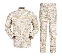 PBTMCD Tuta da Allenamento Tattica Uniforme Mimetica Set Giacca A Maniche Lunghe Pantaloni Antivento for Esercizi di Caccia All'aperto(11#,L)