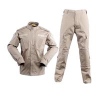 PBTMCD Tuta da Allenamento Tattica Uniforme Mimetica Set Giacca A Maniche Lunghe Pantaloni Antivento for Esercizi di Caccia All'aperto(25#,XL)