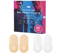 pbuu Copricapezzoli da Uomo, 160 Pezzi (80 Paia), Copricapezzoli da Uomo, Anti-sfregamento, da Corsa, per Sport e Uso Quotidiano