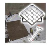 PBWERIGL Coperchio per pozzetto, Chiusino in Acciaio Inossidabile 304(550x650mm)