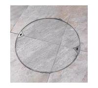 PBWERIGL Coperchio per pozzetto, Chiusino Invisibile con Gancio in Acciaio Inox Silver(30in/76.2cm)
