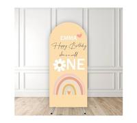 PBWERIGL Copertura per fondale ad Arco, L'Arco Nuziale Copre la Decorazione dell'evento sullo Sfondo del Doppio Lato(6,2.1x4.9ft(65x150cm))