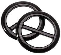 PBWERIGL Fibbie con Clip in Resina, Fibbia for Cintura in Resina Multicolore, Misure Multiple, Confezione da 10(Black,50mm 10Pcs)