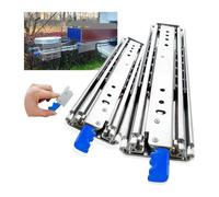 PBWERIGL Guide con Cuscinetti a Sfere, Cuscinetto a Sfere a Estensione Completa for carichi Pesanti da 500 libbre 3 Volte(Without Lock,12in(300mm))