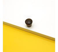 PBWERIGL Pomelli in legno per armadi/credenze, Maniglie a forma di arco in legno for mobili, cassetti, armadi, guardaroba(Hole 20mm)