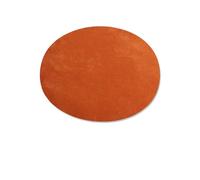 PBWERIGL Toppe ovali da Cucire, Toppe termoadesive floccate in Pelle Scamosciata Ovale for la Riparazione del Gomito e Ginocchio, 2 Pezzi(Orange)