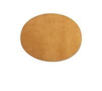 PBWERIGL Toppe ovali da Cucire, Toppe termoadesive floccate in Pelle Scamosciata Ovale for la Riparazione del Gomito e Ginocchio, 2 Pezzi(Yellow)