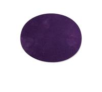 PBWERIGL Toppe ovali da Cucire, Toppe termoadesive floccate in Pelle Scamosciata Ovale for la Riparazione del Gomito e Ginocchio, 2 Pezzi(Purple)