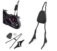 PBYMT Cuscinetto per schienale passeggero rimovibile nero compatibile con Harley Davidson Sportster XL1200 XL883 2004-2023