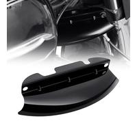 PBYMT Deflettore del vento per piastra tripla inferiore per moto, compatibile con Harley Davidson Touring Street Glide Road Glide Electra Glide Road King FLH/T FLHX 2014-2023, nero lucido brillante