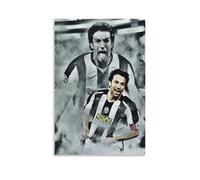 PBYOSCZYE Football Player Alessandro Del Piero Art, poster decorativo da parete, per soggiorno, camera da letto, 30 x 45 cm