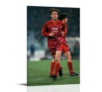 PBYOSCZYE Football Player Francesco Totti - Poster decorativo su tela, per soggiorno, camera da letto, 20 x 30 cm