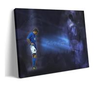 PBYOSCZYE Football Player Roberto Baggio Art, poster decorativo da parete, per soggiorno, camera da letto, 60 x 90 cm