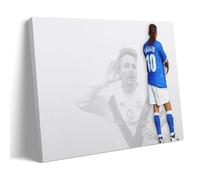 PBYOSCZYE Football Player Roberto Baggio Fan Art - Stampa da parete, decorazione moderna per camera familiare, 20 x 30 cm