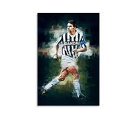 PBYOSCZYE Football Player Roberto Baggio Painting Art, poster decorativo da parete, per soggiorno, camera da letto, 30 x 45 cm