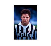 PBYOSCZYE Football Player Roberto Baggio - Stampa da parete moderna per camera familiare, 60 x 90 cm
