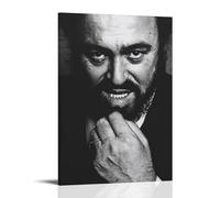 PBYOSCZYE Luciano Pavarotti - Poster decorativo da parete, per soggiorno, camera da letto, 50 x 75 cm