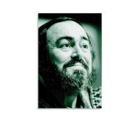 PBYOSCZYE Pop Art Luciano Pavarotti Poster decorativo su tela, per soggiorno, camera da letto, 20 x 30 pollici (50 x 75 cm)