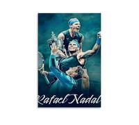 PBYOSCZYE Rafael Nadal Tennis Player Group Picture - Stampa da parete, decorazione moderna per camera familiare, 60 x 90 cm