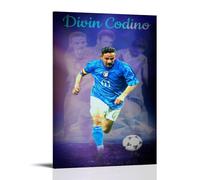 PBYOSCZYE Roberto Baggio Football Player - Stampa da parete, decorazione moderna per camera familiare, 20 x 30 cm