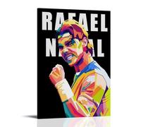 PBYOSCZYE Tennis Player Rafael Nadal Pop Art, poster decorativo da parete, per soggiorno, camera da letto, 60 x 90 cm