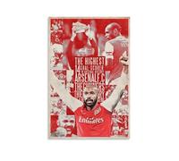 PBYOSCZYE Thierry Henry Art, poster decorativo su tela, per soggiorno, camera da letto, 20 x 30 cm