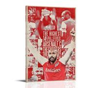 PBYOSCZYE Thierry Henry Art, poster decorativo su tela, per soggiorno, camera da letto, 30 x 45 cm