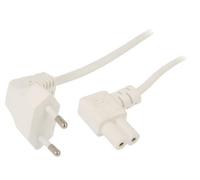 PC-184L-VDE-2.5M-W Cavo 25m Bianco PVC 2x075mm² 25A 250V Cablexpert GEMBIRD