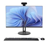 PC All-in-one 8GB RAM 512GB SSD i7 Quad-Core (fino a 3 GHz) 23,8 pollici All-in-One Computer Desktop PC con fotocamera staccabile regolabile,All-in-one pc 2.4G/5G WiFi BT 4.2 IPS HD Display,Nero