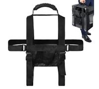 PC Carrying Straps - PC Tower Harness, Desktop Computer Transport Belt | Regolabili Nylon Straps Reinforced Soft Grip Handle | Travel Transporting Two Front Mesh Pockets, Sturdy PC Tower Carrying Sy