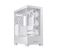 A31 Plus TG ARGB WHITE Midi Tower Bianco, Chassis Tower bianco, Midi Tower, PC, Bianco, ATX, micro ATX, Mini-ITX, Metallo, Gaming