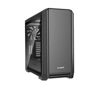be quiet! Silent Base 601 Window Black Case PC con 2 ventole Pure Wings 2 140mm, supporto radiatori fino a 360mm, compatibile con schede madri E-ATX