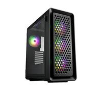 FORTRON - Case FSP CUT593A Midi TowerATX / Micro-ATX / Mini-ITX 2 Porte USB 3.2 Colore Nero - SPEDIZIONE GRATUITA