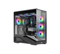 Noua Cool GH200 | Case PC Gaming ATX Mid Tower | Ventola PWM Led ARGB | USB 3.0 e Type-C | Supporto Raffreddamento Liquido 360 mm | Vetro Temperato e Mesh | Bianco