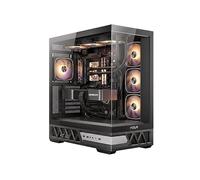 Noua Orizon MK100 | Case PC Gaming ATX Mid Tower | Ventola PWM Led ARGB | USB 3.0 e Type-C | Supporto Raffreddamento Liquido 360 mm | Vetro Temperato e Mesh | Bianco