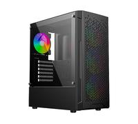 Case computer desktop ATX GEMBIRD CCC-FC-400X Nero Multicolore