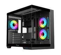 ITGCADCDSB CASE ITEK CAVE DS GAMING TOWER, ATX, 3x12cm ARGB fan, 2xUSB3, TYPE-C