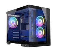 PC CASE MODECOM Volcano Panorama Apex ARGB 3F juoda