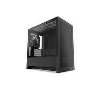 NZXT H3 Flow - Case PC Gaming Micro-ATX - Flusso d'aria ottimizzato - 1 ventola 120mm inclusa - GPU full-size - Radiatore 280mm frontale, 240mm superiore - Scheda madre con conn. posteriore - Nero