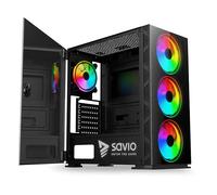 Case computer desktop ATX Savio SAVGC-PRIMEX1 Nero