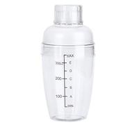 PC Cocktail Shaker con Scala Lattiera Teiera Succhi di Vino Tazza di Plastica per Casa Bar Negozio Resina di Grado Alimentare Trasparente