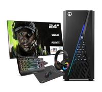 PC completo Intel Core i7 12700F, 32 GB DDR4, 2 TB NVMe, GeForce RTX 4060, Windows 11, WIFI + Monitor 24 + Pacchetto Combo - Nouvo