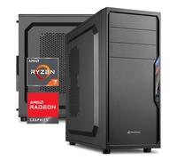 PC Computer AMD RYZEN 7 7700 5,30 Ghz - ASRock A620 - Card reader - USB 3.2