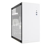PC Computer Desktop Assemblato AMD Ryzen 5 RAM 16GB SSD 1TB WiFi BT W11 Bianco